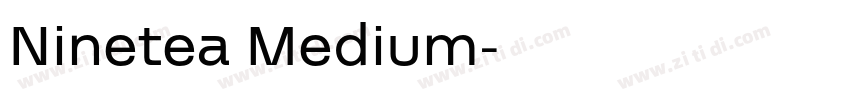 Ninetea Medium字体转换